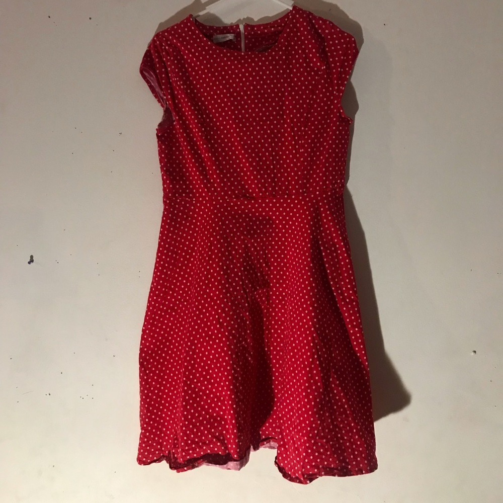 Red Polkadot dress